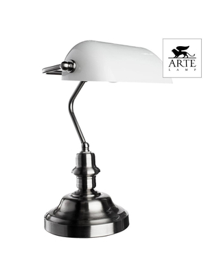 Настольная лампа Arte Lamp Banker A2491LT-1SS