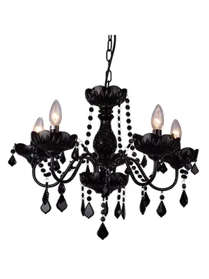 Подвесная люстра Arte Lamp Odillia A8918LM-5BK