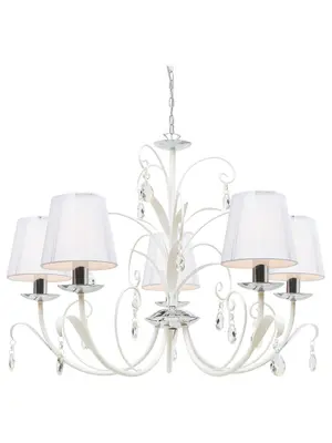 Подвесная люстра Arte Lamp Romana Snow A1743LM-5WH