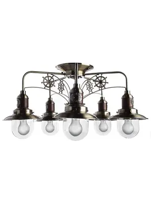 Потолочная люстра Arte Lamp Sailor A4524PL-5AB