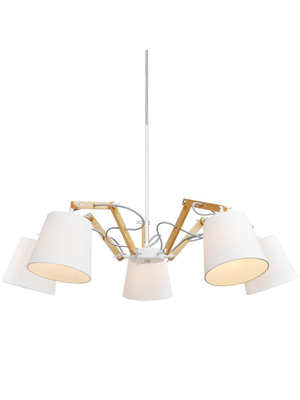Подвесная люстра Arte Lamp Pinoccio A5700LM-5WH