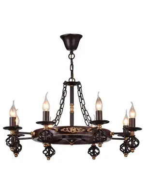 Подвесная люстра Arte Lamp Cartwheel A4550LM-8CK