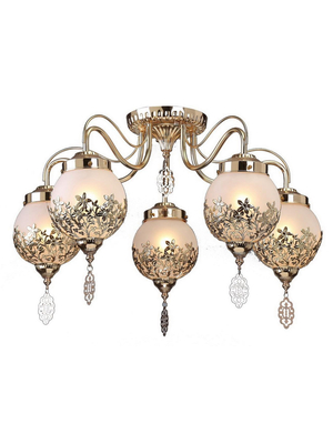 Потолочная люстра Arte Lamp Moroccana A4552PL-5GO