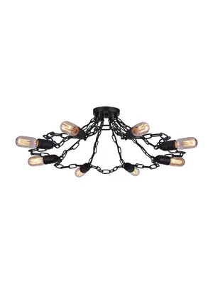 Потолочная люстра Arte Lamp A9344PL-8BK