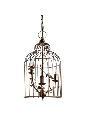 Подвесная люстра Arte Lamp Gabbia A1865SP-3BG