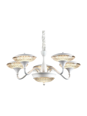 Подвесная светодиодная люстра Arte Lamp A5168LM-5WH