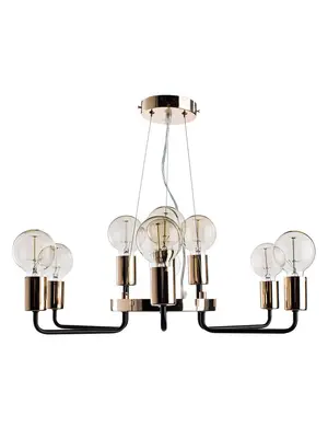 Подвесная люстра Arte Lamp Gelo A6001LM-9BK