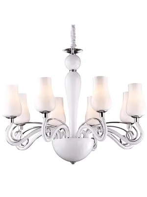 Подвесная люстра Arte Lamp Biancaneve A8110LM-8WH
