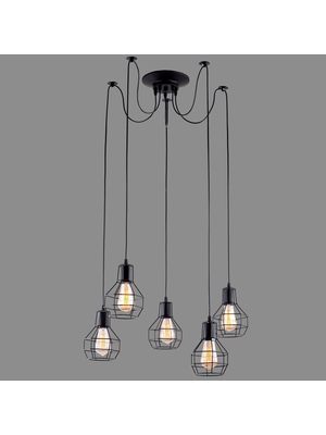 Подвесная люстра Arte Lamp A1109SP-5BK