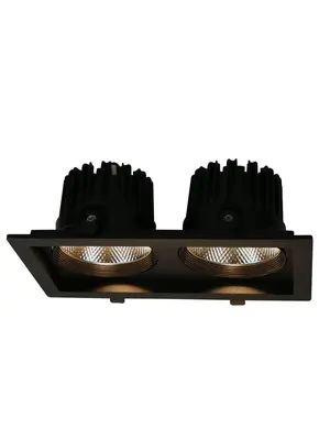 Встраиваемый светодиодный светильник Arte Lamp Privato A7018PL-2BK