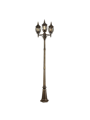 Садово-парковый светильник Arte Lamp Atlanta A1047PA-3BN