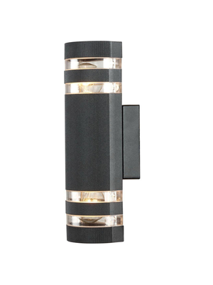 Уличный настенный светильник Arte Lamp Metro A8162AL-2BK