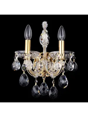 Бра Crystal Lux Isabel AP2 Gold/Transparent