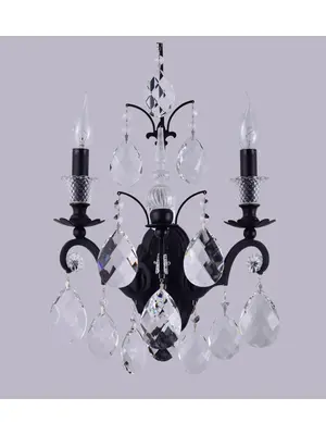 Бра Crystal Lux Magnifico AP2 Black/Transparent