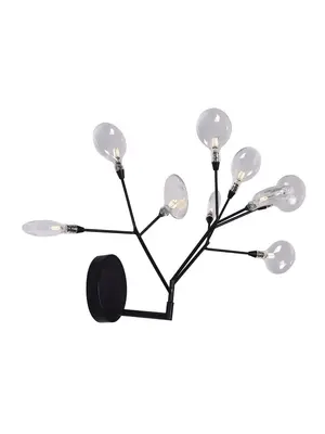 Бра Crystal Lux Evita AP9 BLack/Transparent