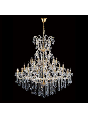 Каскадная люстра Crystal Lux Hollywood SP53 Gold