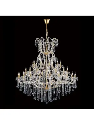 Каскадная люстра Crystal Lux Hollywood SP53 Gold