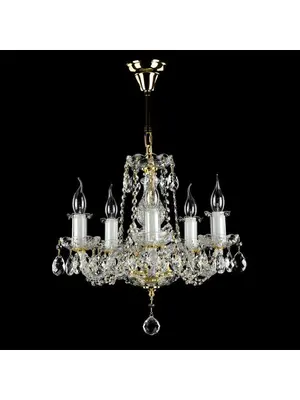 Подвесная люстра Maytoni Elegia DIA902-PL-05-G