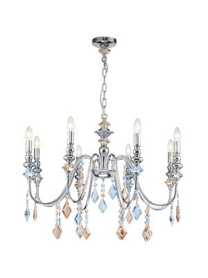 Подвесная люстра Lucia Tucci Maya 4450.8 Chrome