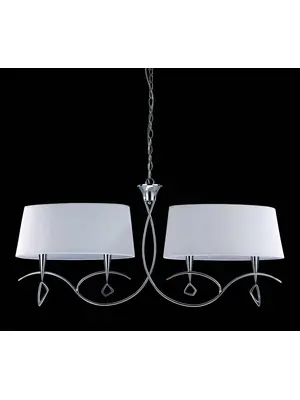 Подвесная люстра Mantra Mara Chrome - White 1642
