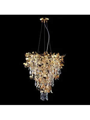 Подвесная люстра Crystal Lux Romeo SP10 Gold D600