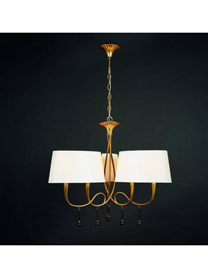 Подвесная люстра Mantra Paola Painted Gold 3540
