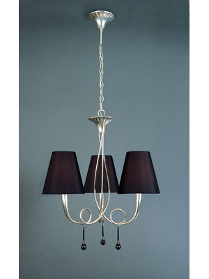 Подвесная люстра Mantra Paola Painted Silver 3532