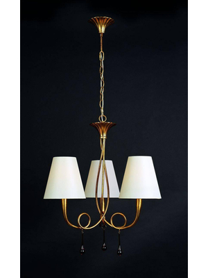 Подвесная люстра Mantra Paola Painted Gold 3542