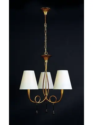 Подвесная люстра Mantra Paola Painted Gold 3542