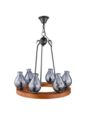 Подвесная люстра Maytoni Flask H100-06-R