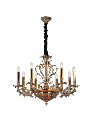 Подвесная люстра Lucia Tucci Firenze 1780.8.2 Antique Gold