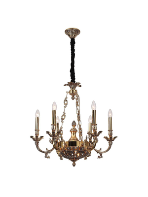 Подвесная люстра Lucia Tucci Firenze 1781.6.2 Antique Gold