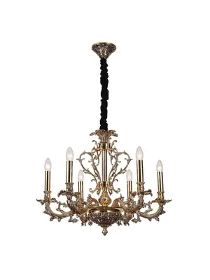 Подвесная люстра Lucia Tucci Firenze 1780.6 Antique Gold