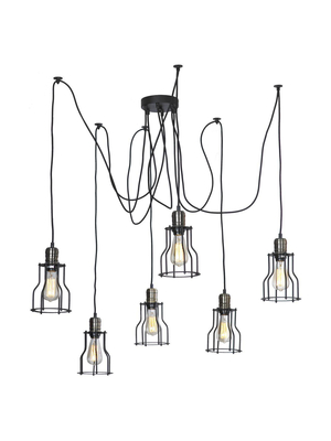Подвесная люстра Lussole Loft IV LSP-9310