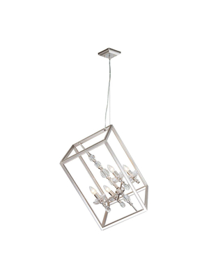 Подвесная люстра Lucia Tucci Inessa 3850.4 Silver
