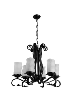 Подвесная люстра Arte Lamp Scroll A7915LM-6BK