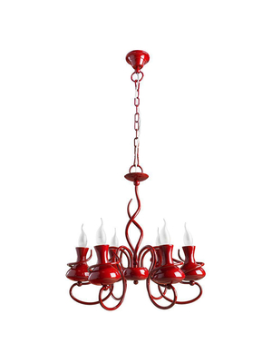 Подвесная люстра Arte Lamp Vaso A6819LM-6RD
