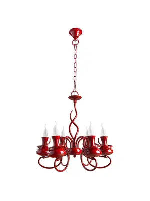 Подвесная люстра Arte Lamp Vaso A6819LM-6RD