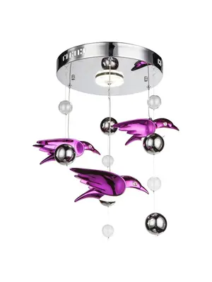 Подвесная светодиодная люстра Globo Bird 56672-4D