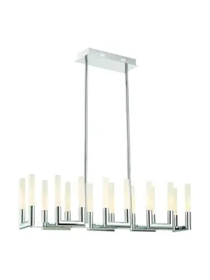 Подвесная светодиодная люстра Lucia Tucci Flop 3390.16 Chrome