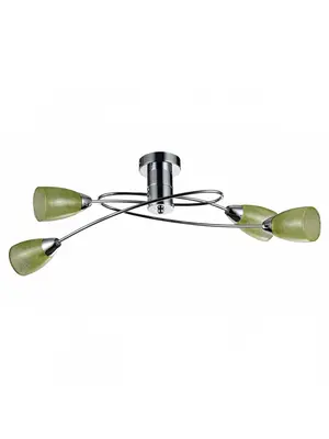 Потолочная люстра Freya Flash FR5103-CL-04-GN