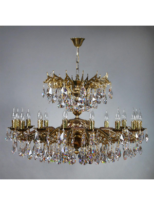 Подвесная люстра Ambiente Leon 2128/16 PB Tear Drop