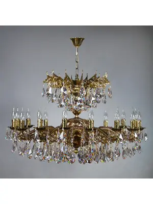 Подвесная люстра Ambiente Leon 2128/16 PB Tear Drop