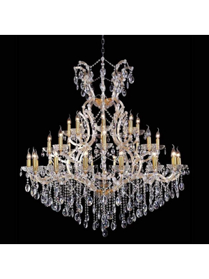 Подвесная люстра Crystal Lux Hollywood SP16+8+8 Gold