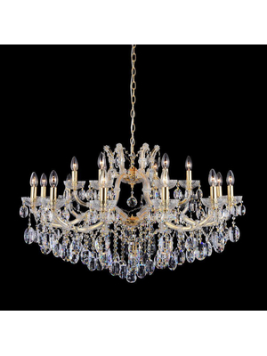 Подвесная люстра Crystal Lux Hollywood SP12+6 Gold