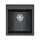 Мойка из камня Paulmark Kante 45 PM104651-BL черный кварц 46 х 51 см