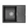 Мойка из камня Paulmark Flugen 50-650 PM216550-BL черный кварц 65 х 50 см Мойка из камня Paulmark Flugen 50-650 PM216550-BL черный кварц 65 х 50 см