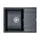 Мойка из камня Paulmark Flugen 50-650 PM216550-BLM черный металлик кварц 65 х 50 см Мойка из камня Paulmark Flugen 50-650 PM216550-BLM черный металлик кварц 65 х 50 см
