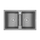 Мойка из камня Paulmark Tandem 80/2 PM238150-GRM 81 х 50 см кварц серый металлик Мойка из камня Paulmark Tandem 80/2 PM238150-GRM 81 х 50 см кварц серый металлик