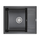 Мойка из камня Paulmark Flugen 50-600 PM216050-BL черный кварц 60 х 50 см Мойка из камня Paulmark Flugen 50-600 PM216050-BL черный кварц 60 х 50 см